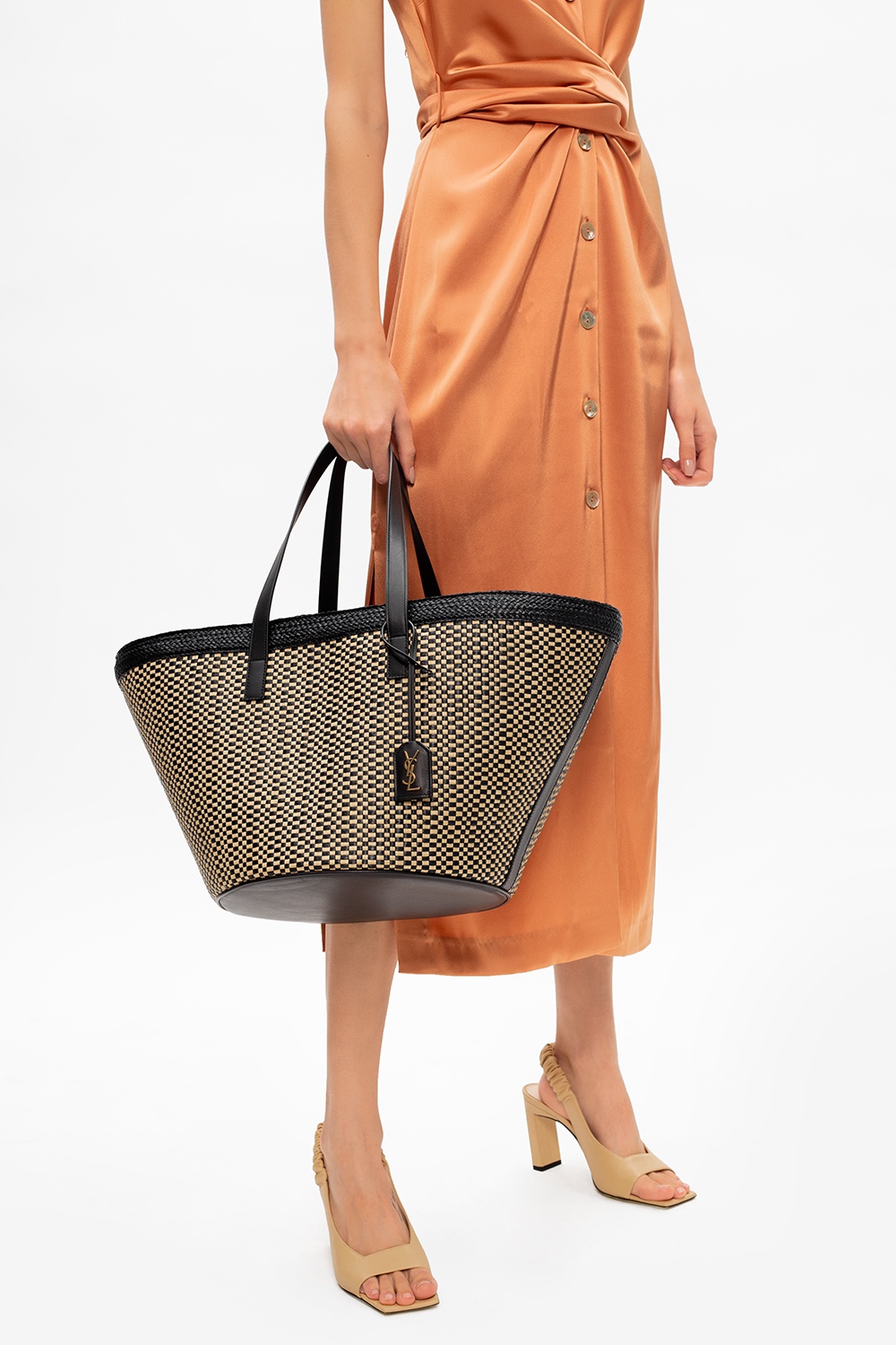 Saint Laurent ‘Panier’ basket shopper bag